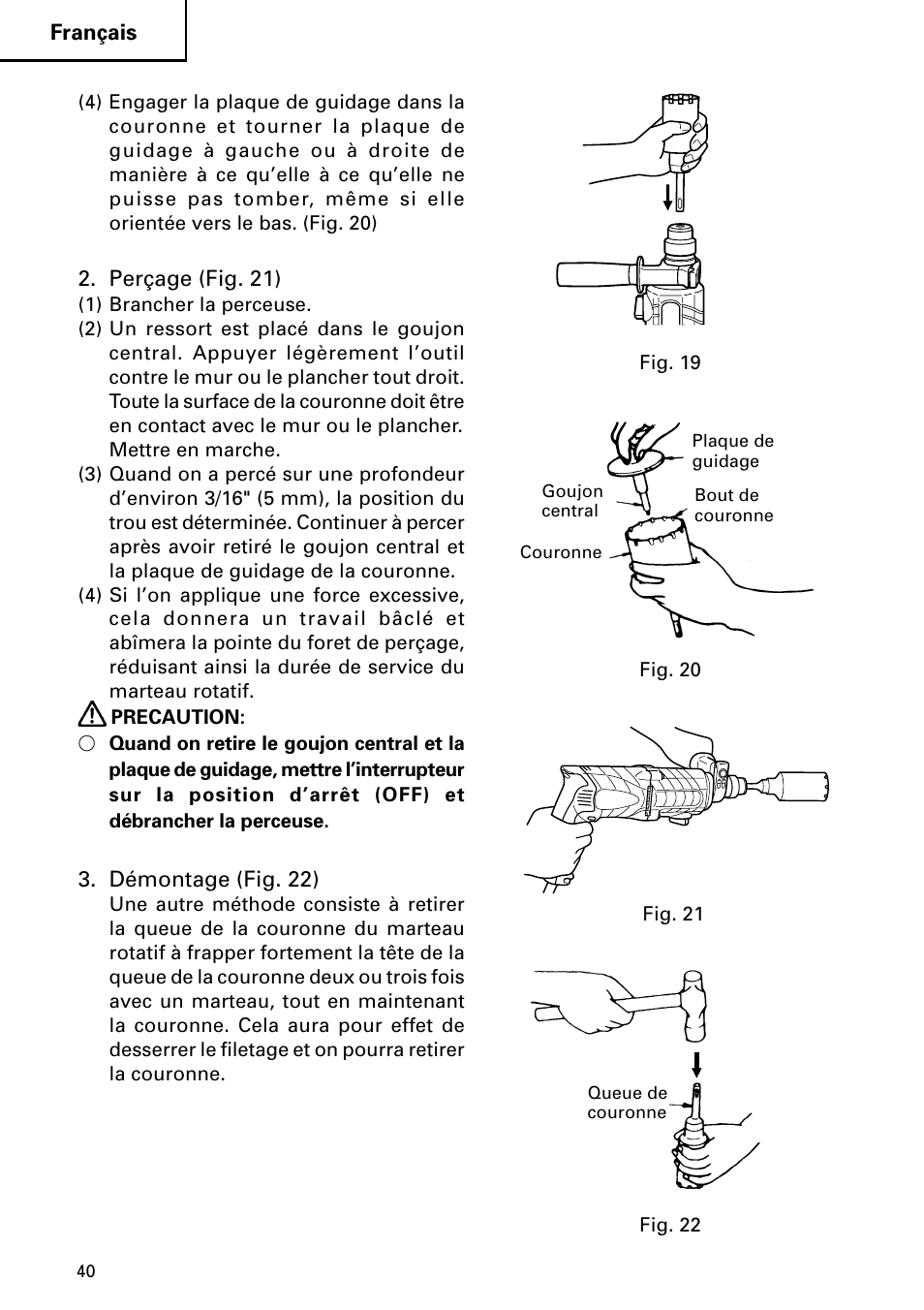 Hitachi DH 24PC2 User Manual | Page 40 / 76