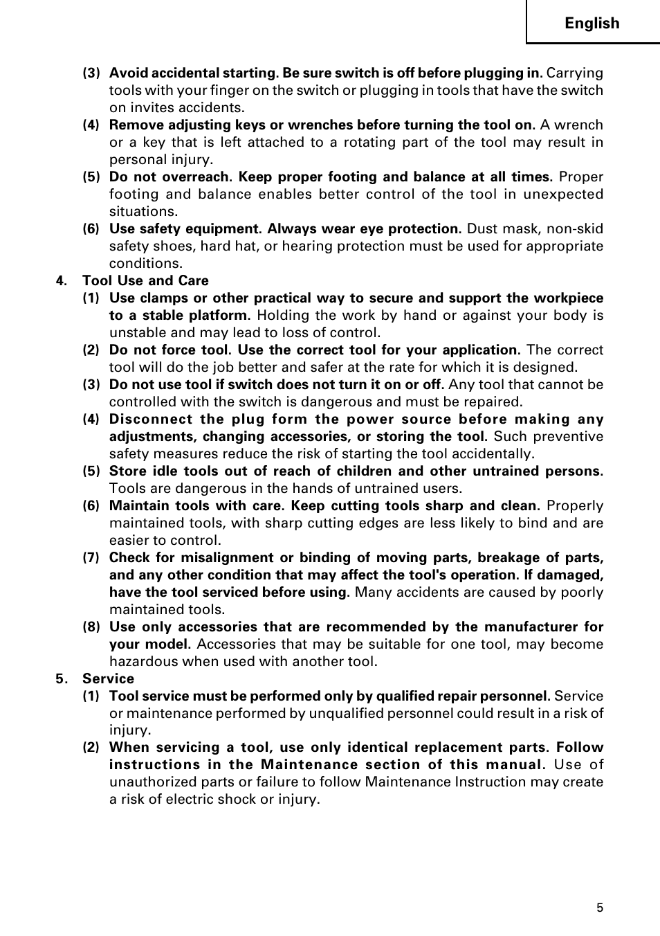 Hitachi DH 24PC2 User Manual | Page 5 / 76