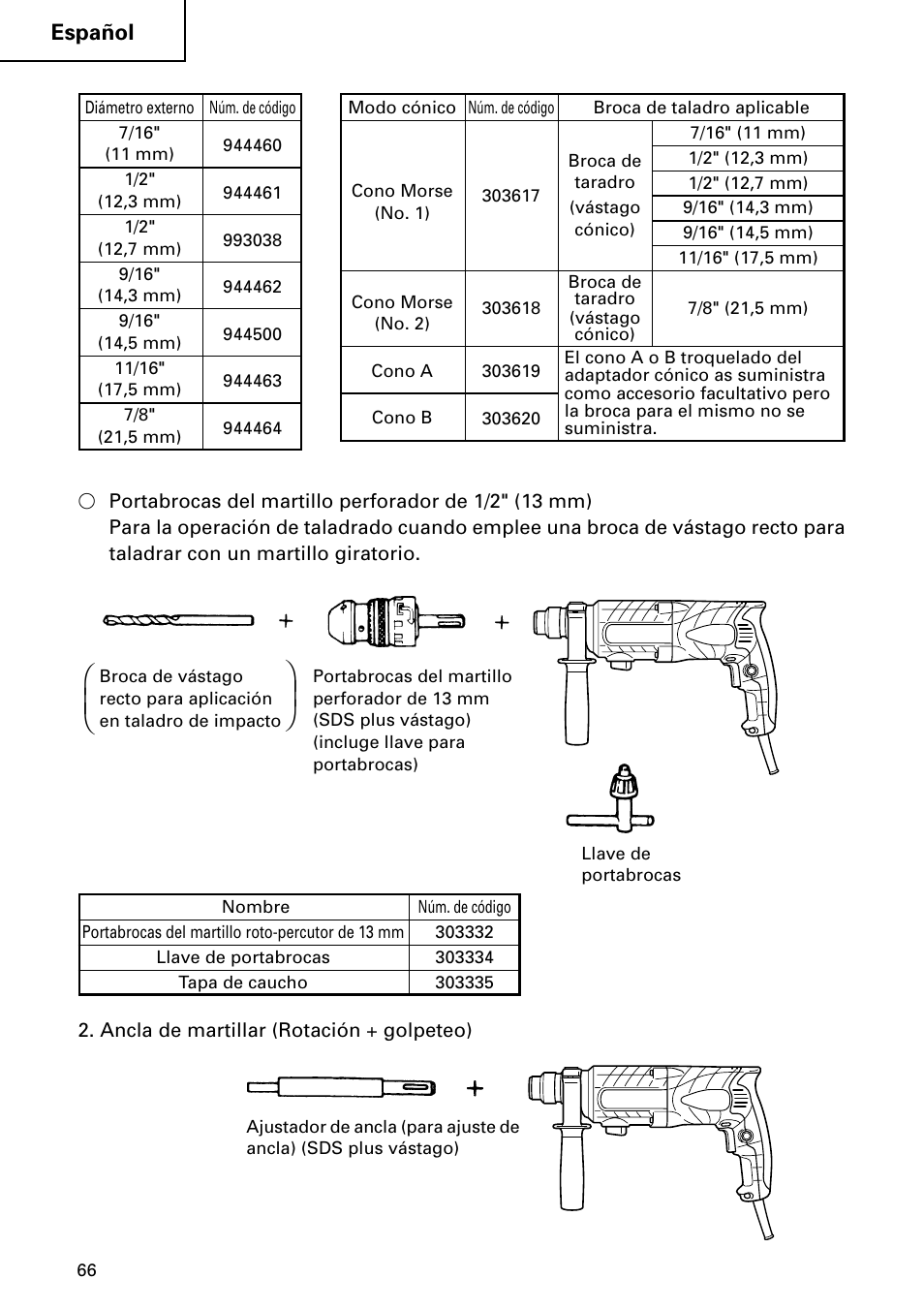 Hitachi DH 24PC2 User Manual | Page 66 / 76