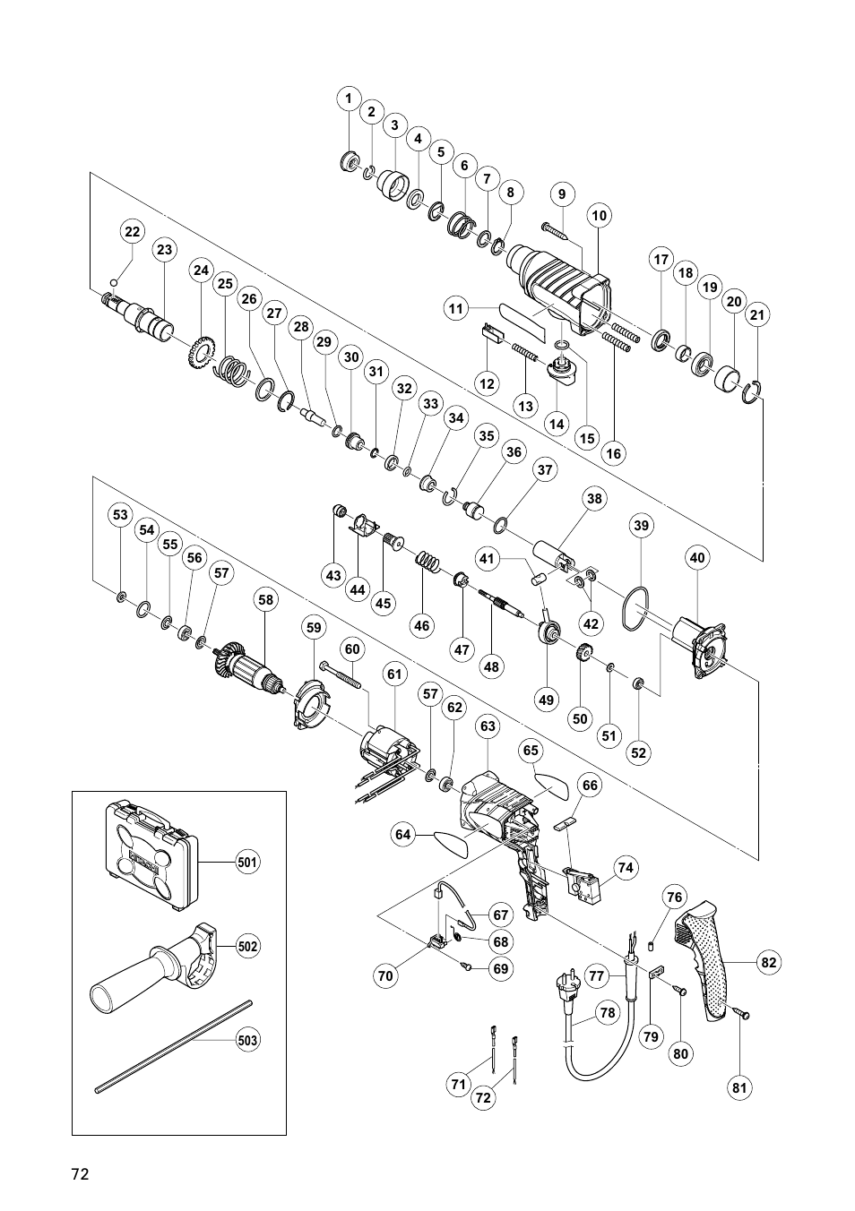 Hitachi DH 24PC2 User Manual | Page 72 / 76