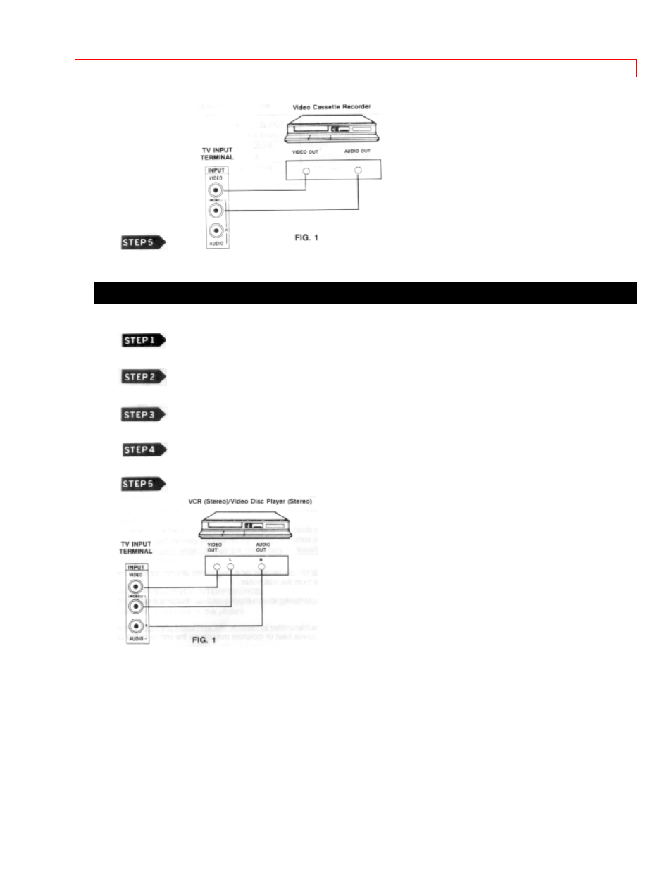 Connecting stereo vcr or stereo video disc player | Hitachi 27AX4B User Manual | Page 41 / 47