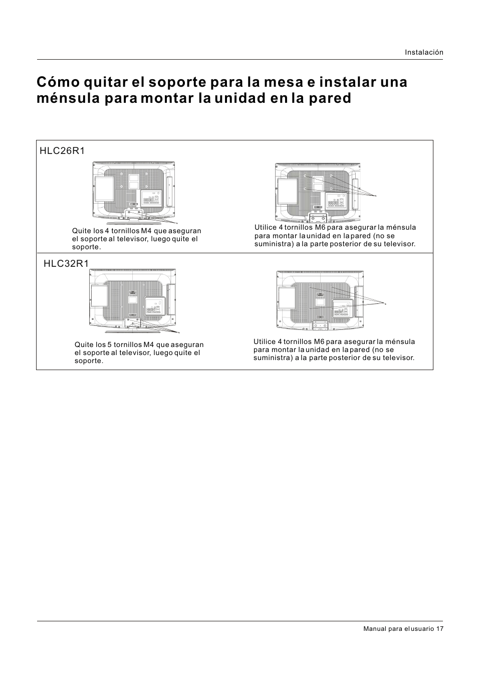 Hitachi HLC26R1 User Manual | Page 101 / 126