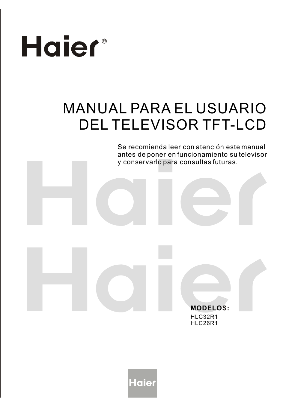 Manual para el usuario del televisor tft-lcd | Hitachi HLC26R1 User Manual | Page 85 / 126