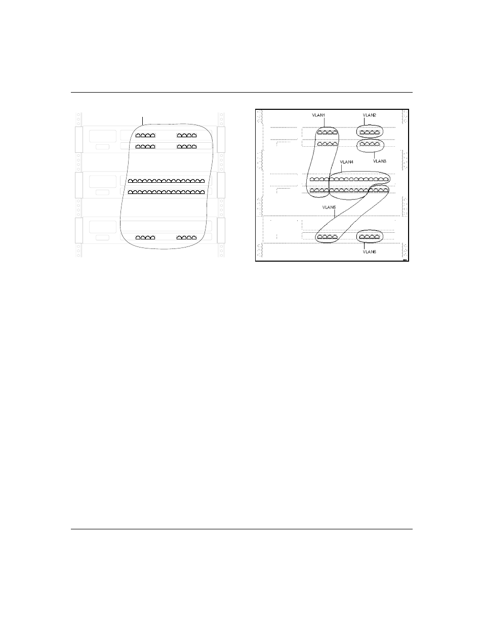 Figure81. vlans, Figure 8-1, Vlans -2 | Hitachi US7070447-001 User Manual | Page 56 / 98