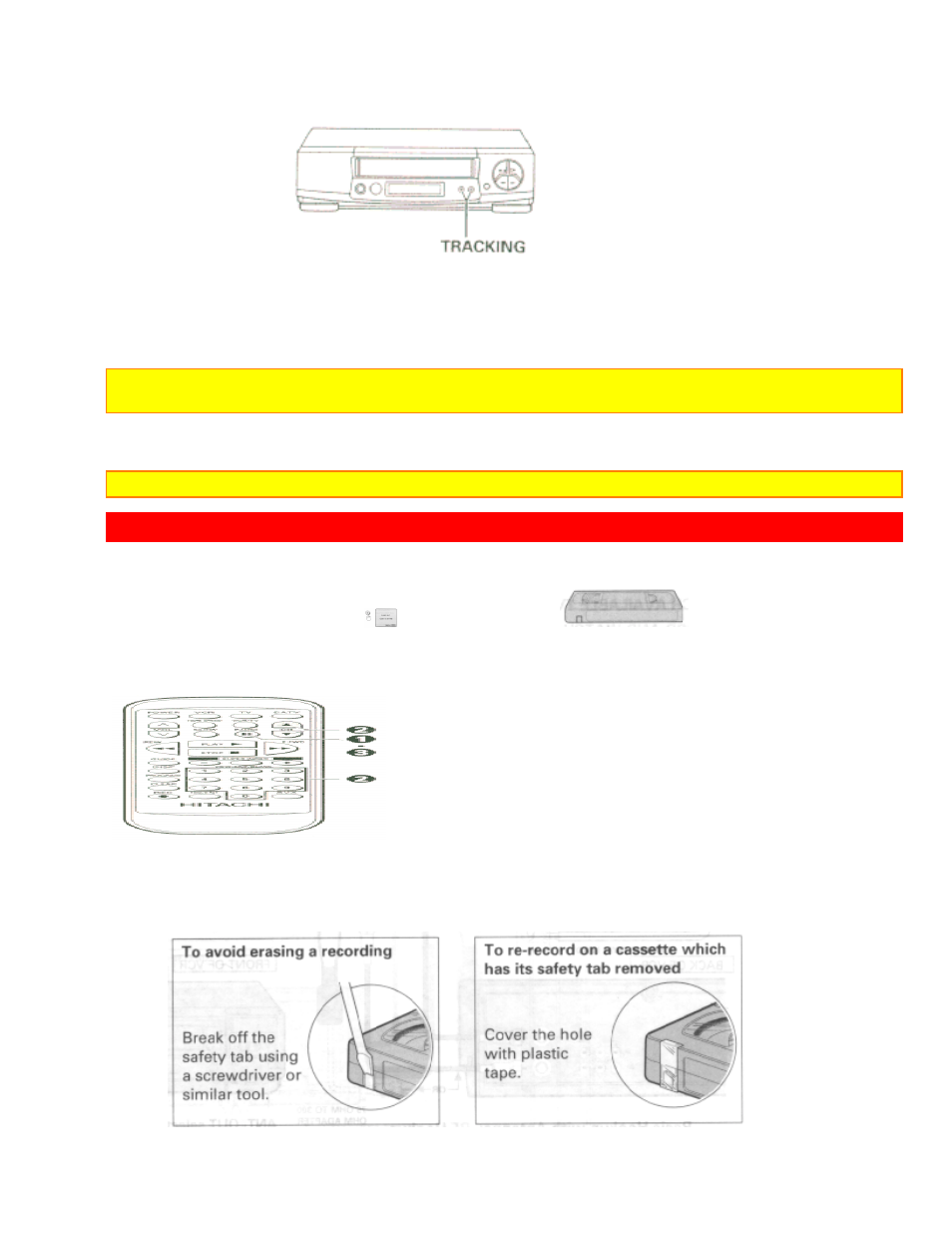 Cassette tapes | Hitachi VT-FX633A User Manual | Page 11 / 68