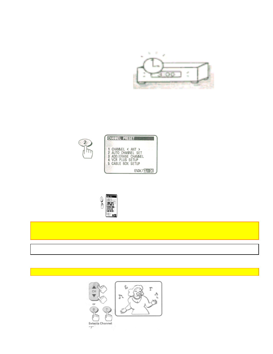 When automatic presetting of channels are finished | Hitachi VT-FX633A User Manual | Page 24 / 68