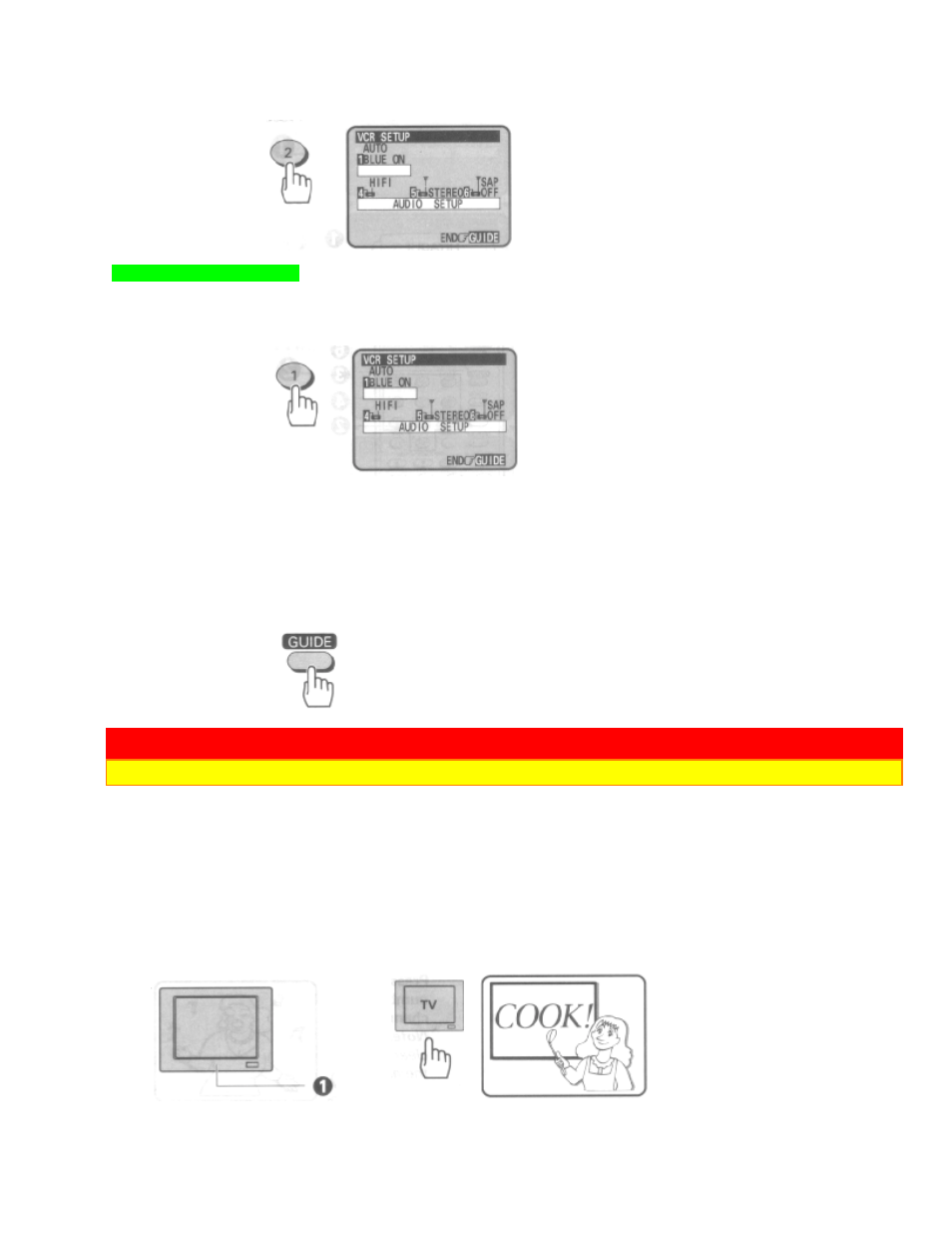 Cable box setup | Hitachi VT-FX633A User Manual | Page 27 / 68