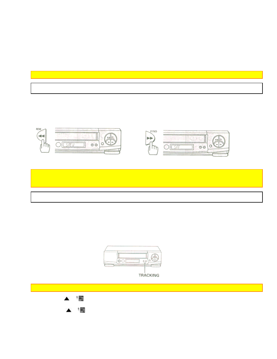 Rewinding or fast forwarding a tape at high speed | Hitachi VT-FX633A User Manual | Page 32 / 68