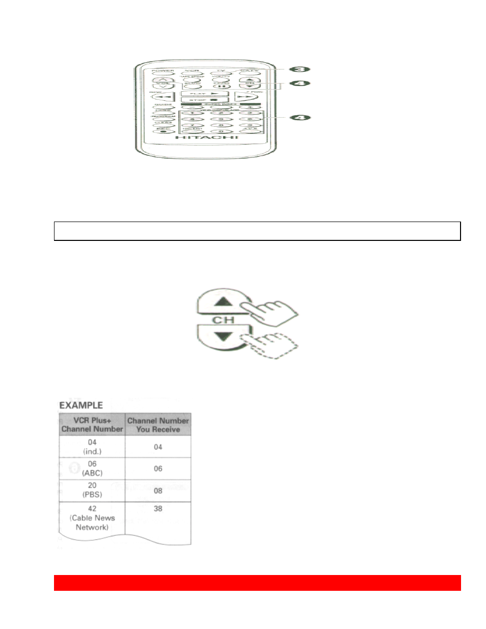 Channel setup, Easy delayed recording with the vcr plus+ system | Hitachi VT-FX633A User Manual | Page 51 / 68