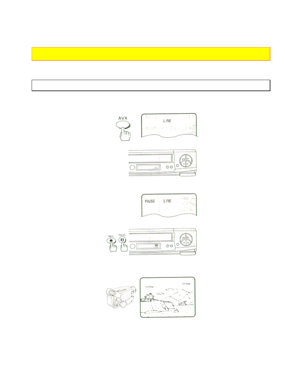 To copy from a camcorder | Hitachi VT-FX633A User Manual | Page 63 / 68