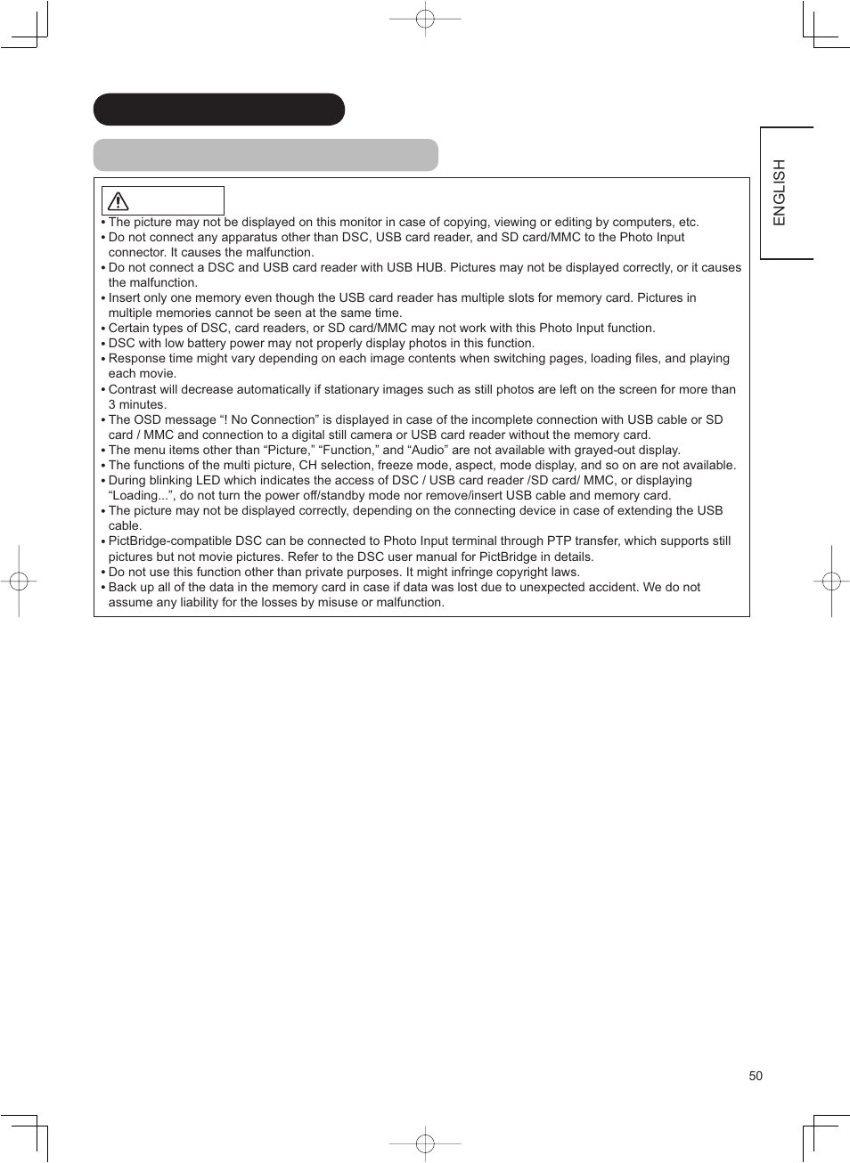 Hitachi 42PD8800TA User Manual | Page 51 / 62