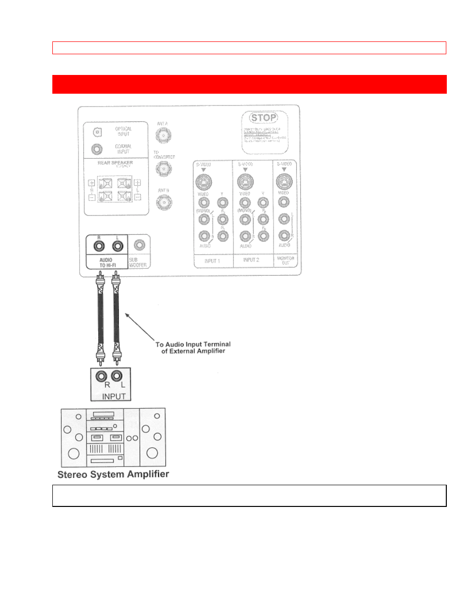 Connecting external audio sources | Hitachi 61SDX01B User Manual | Page 22 / 99