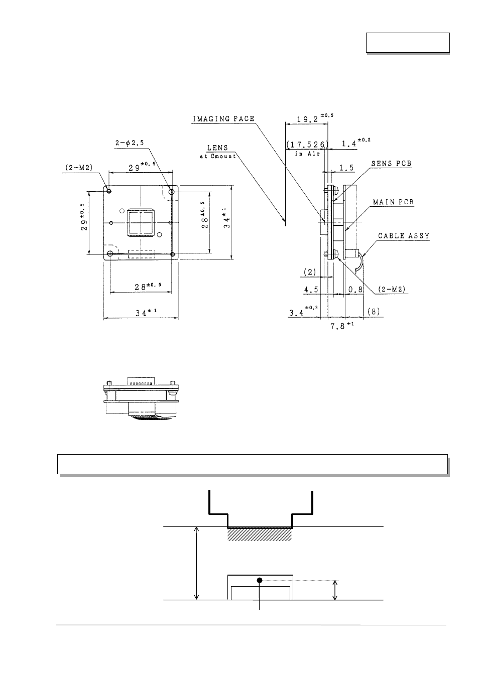 Optical dimensions | Hitachi BE-IR30 User Manual | Page 10 / 26