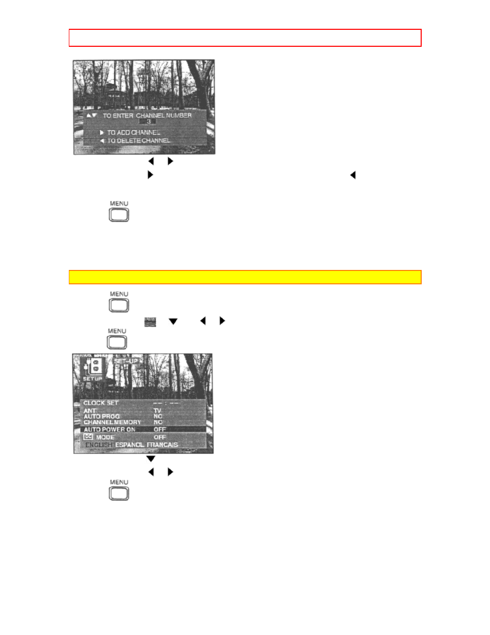 Auto power on cc (closed caption) mode, Set-up features - 28, Auto power on | Cc (closed caption) mode | Hitachi 20CX20B501 User Manual | Page 28 / 31