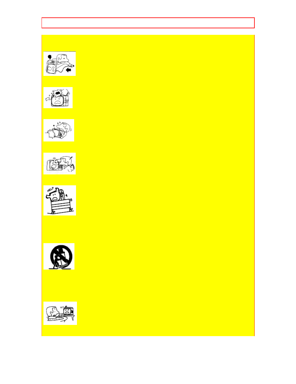 Important safeguards - 5 | Hitachi 20CX20B501 User Manual | Page 5 / 31