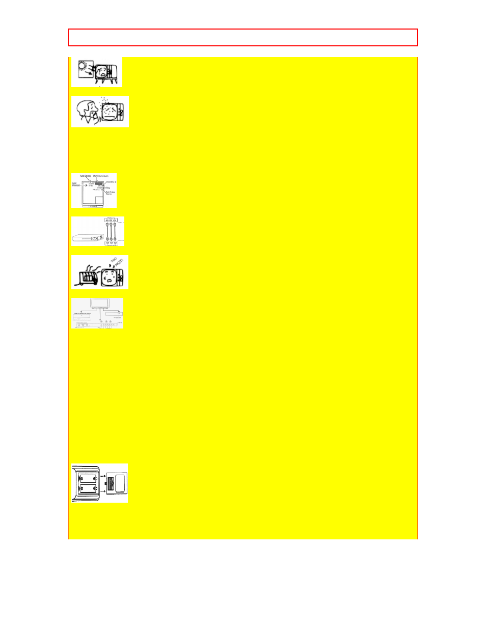 Important safeguards - 6 | Hitachi 20CX20B501 User Manual | Page 6 / 31