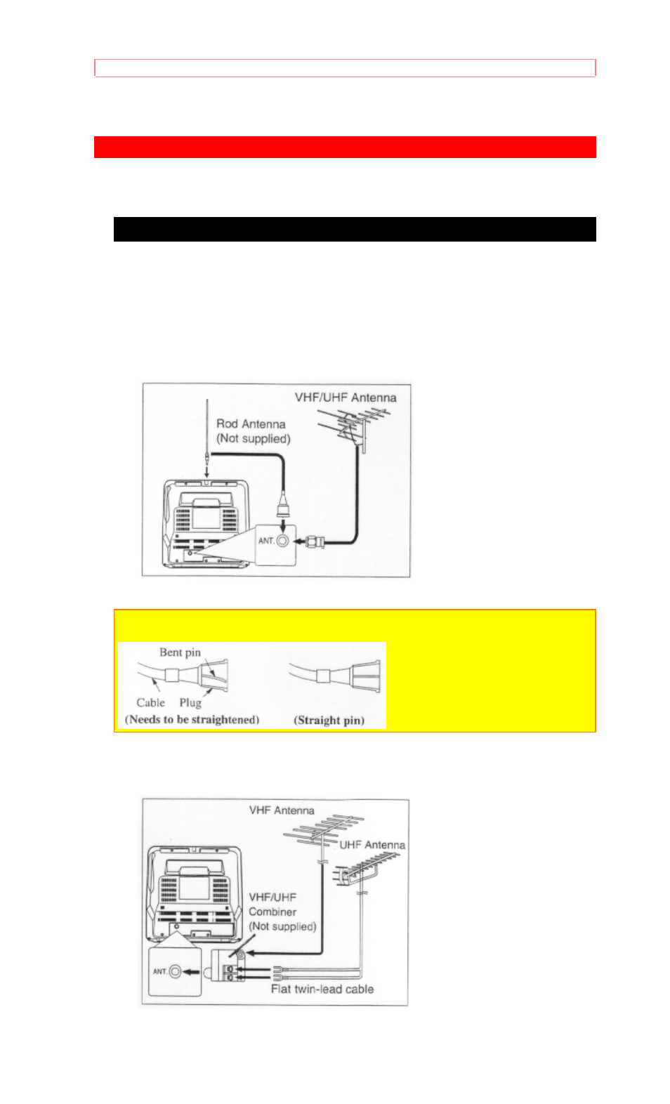 Preparation for use | Hitachi 19VR11B User Manual | Page 15 / 60