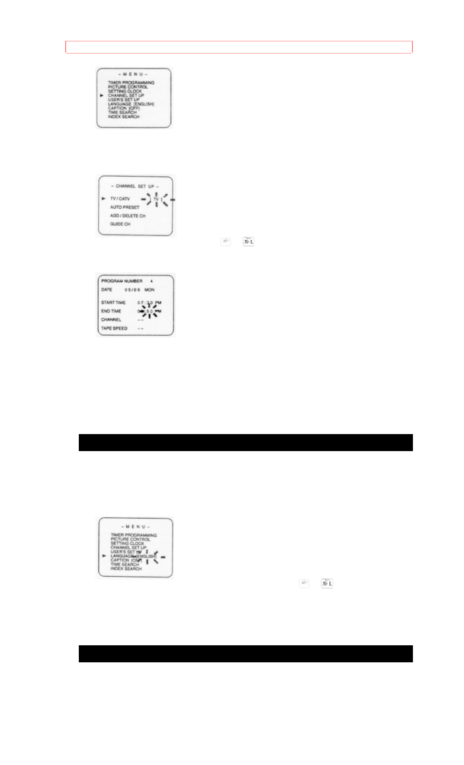 Selecting the language daylight-saving time | Hitachi 19VR11B User Manual | Page 23 / 60