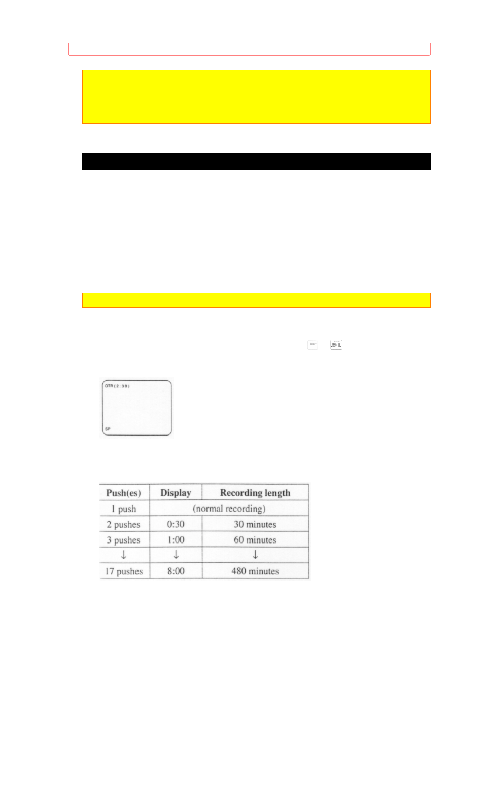 Otr (one touch recording) | Hitachi 19VR11B User Manual | Page 43 / 60