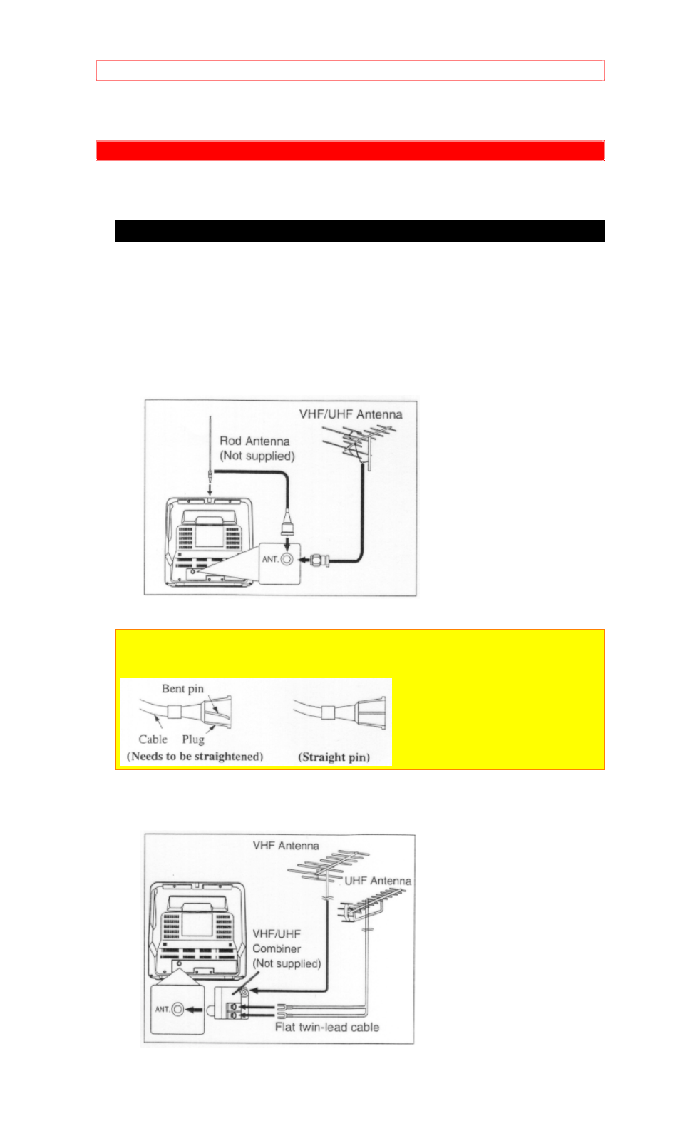 Preparation for use | Hitachi 13VR10B User Manual | Page 16 / 59