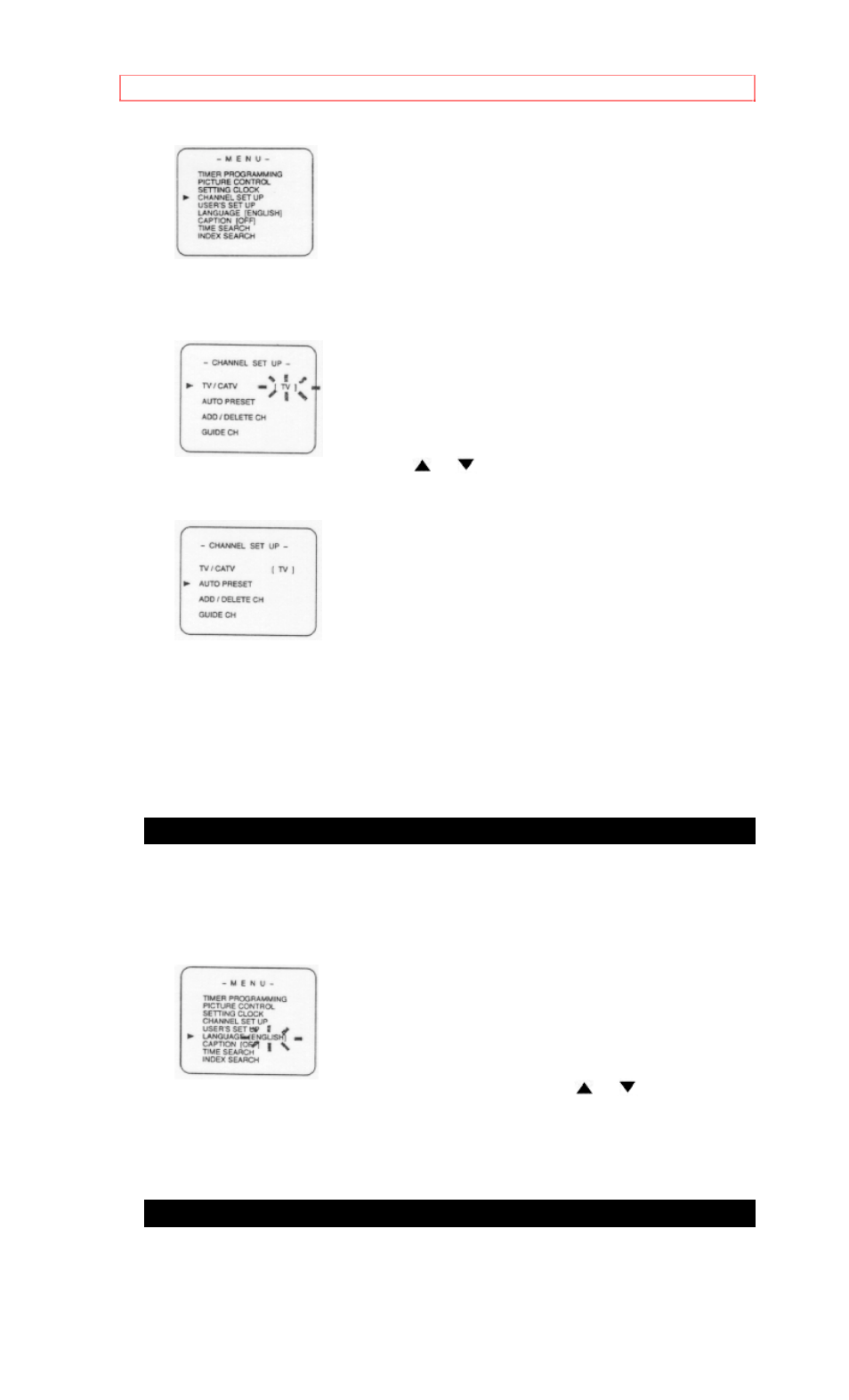 Selecting the language daylight-saving time | Hitachi 13VR10B User Manual | Page 21 / 59