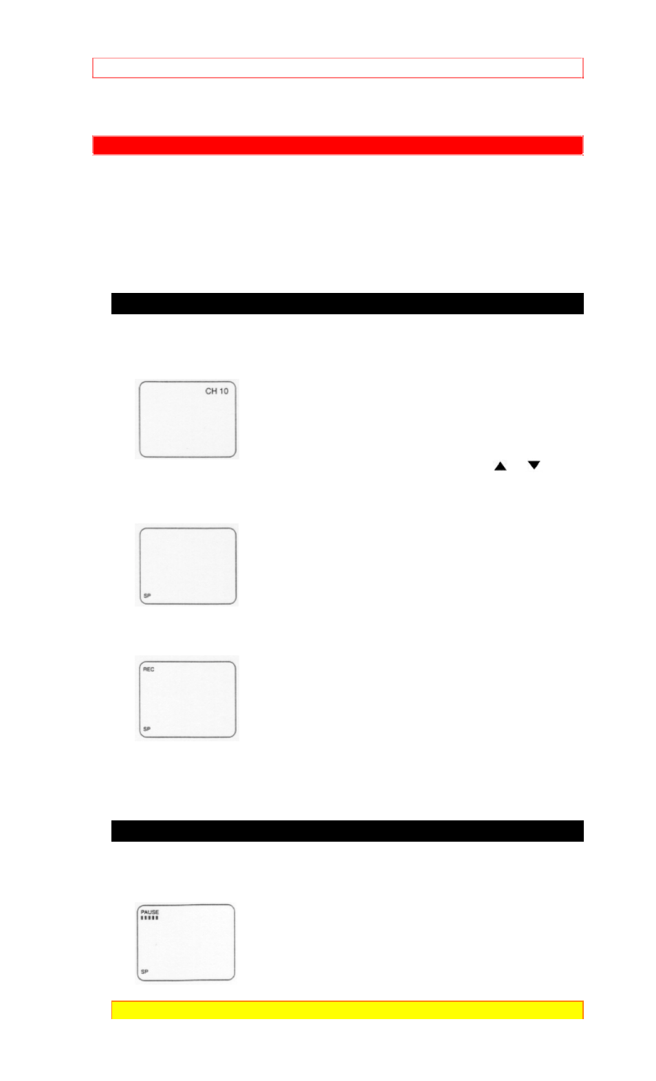 Recording | Hitachi 13VR10B User Manual | Page 41 / 59