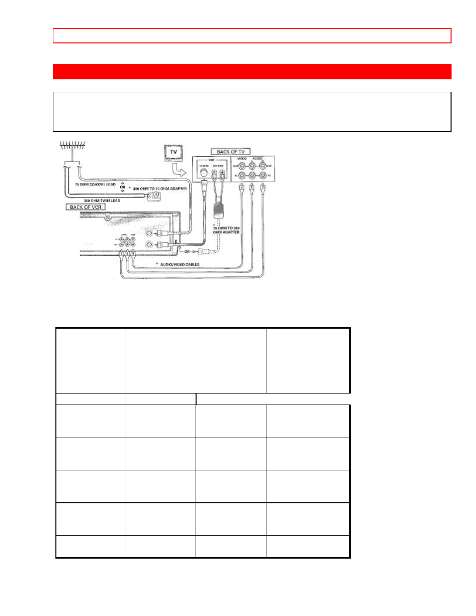 Advanced antenna hookup -av hookup [b, With this hookup | Hitachi VTUX-6450A User Manual | Page 17 / 79