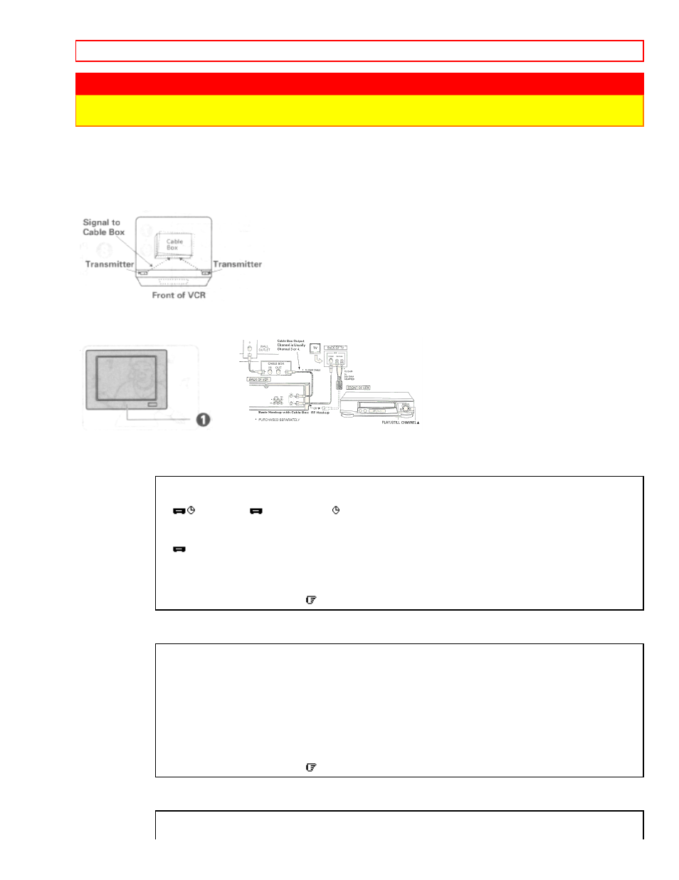 Cable box setup | Hitachi VTUX-6450A User Manual | Page 37 / 79