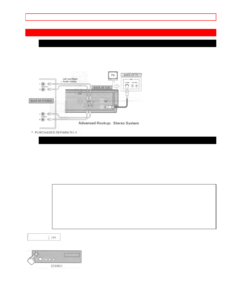 Integrating your stereo system with your vcr, Hookup to record from stereo | Hitachi VTUX-6450A User Manual | Page 72 / 79