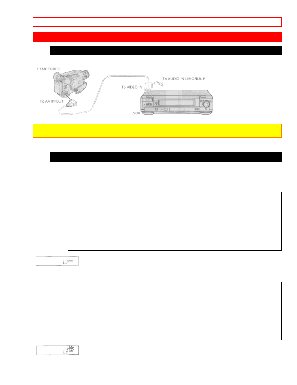 Copying tapes from a camcorder, Hookup to copy from a camcorder | Hitachi VTUX-6450A User Manual | Page 74 / 79