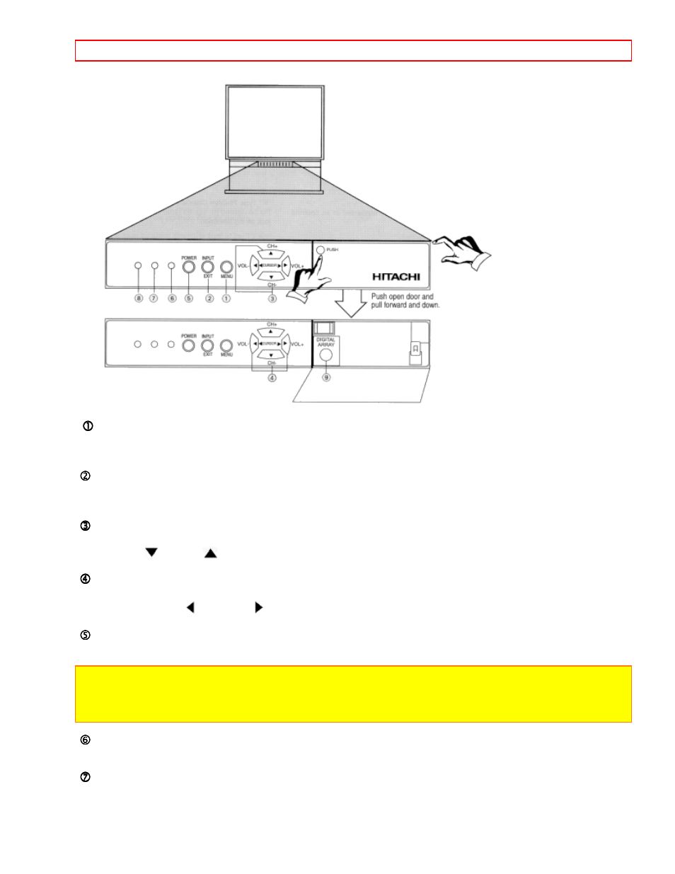 Hitachi 50GX49B User Manual | Page 11 / 58