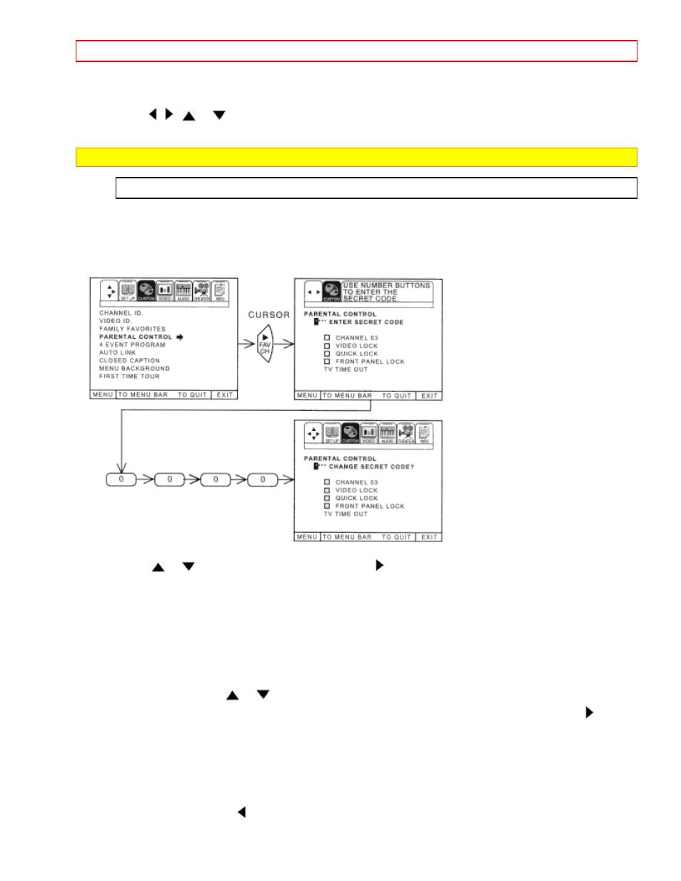 Parental control | Hitachi 50GX49B User Manual | Page 44 / 58