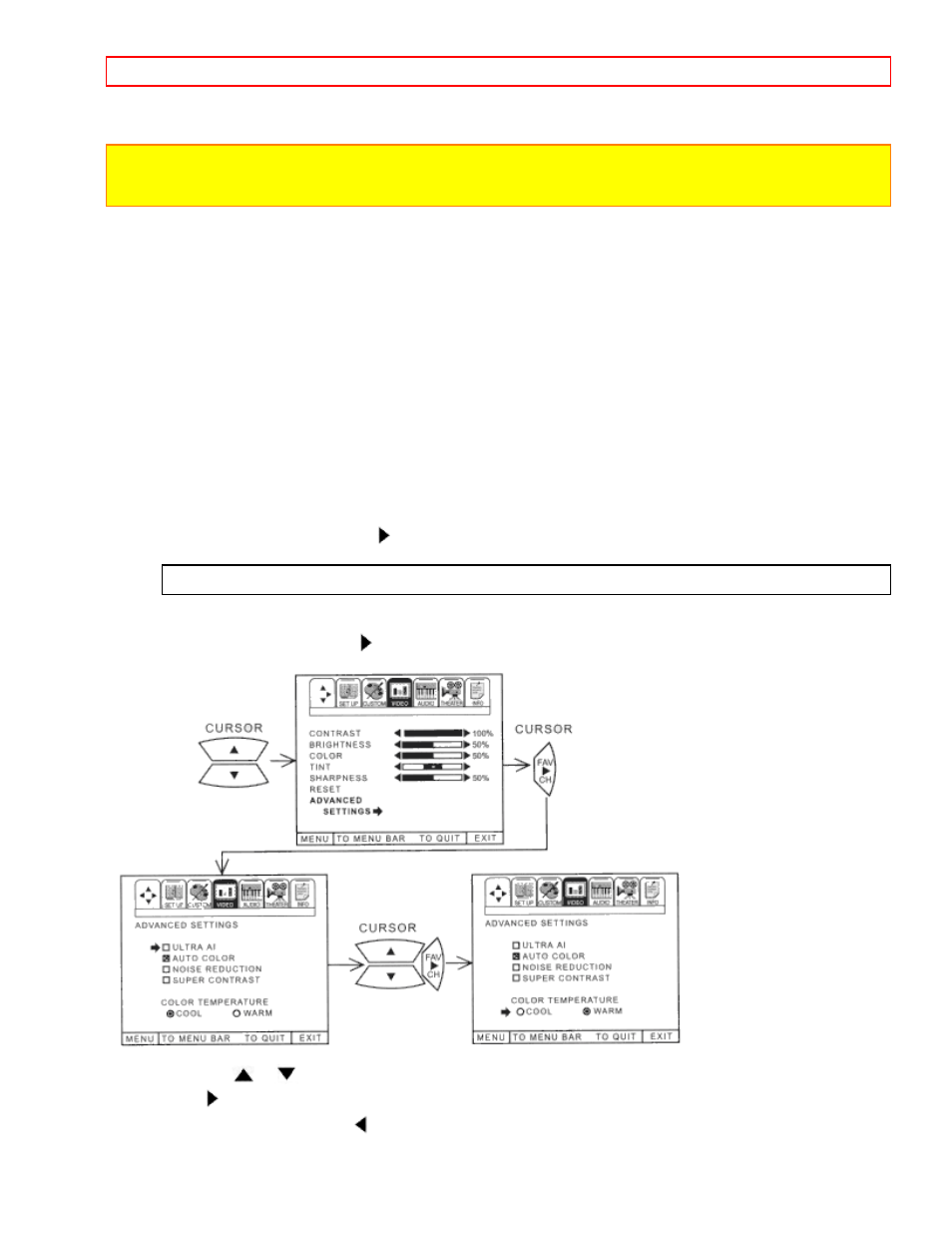 Advanced settings | Hitachi 50GX49B User Manual | Page 49 / 58