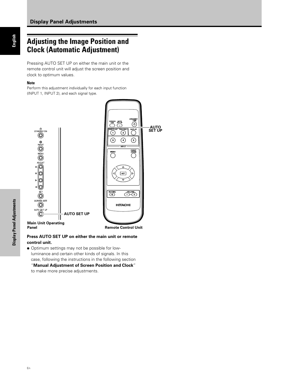 Hitachi CMP5000WXU User Manual | Page 30 / 40