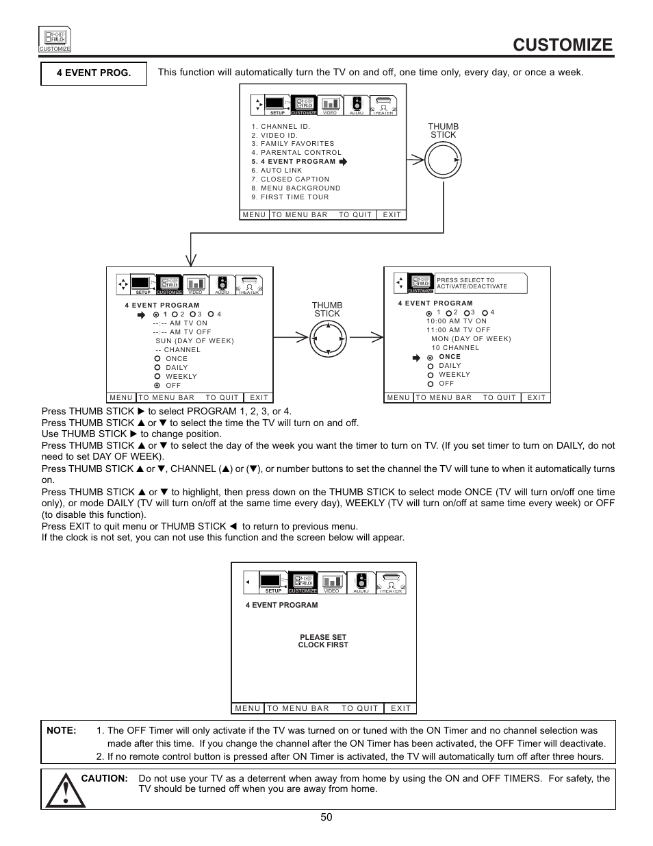 Customize | Hitachi UltraVision 32UDX10S User Manual | Page 50 / 68