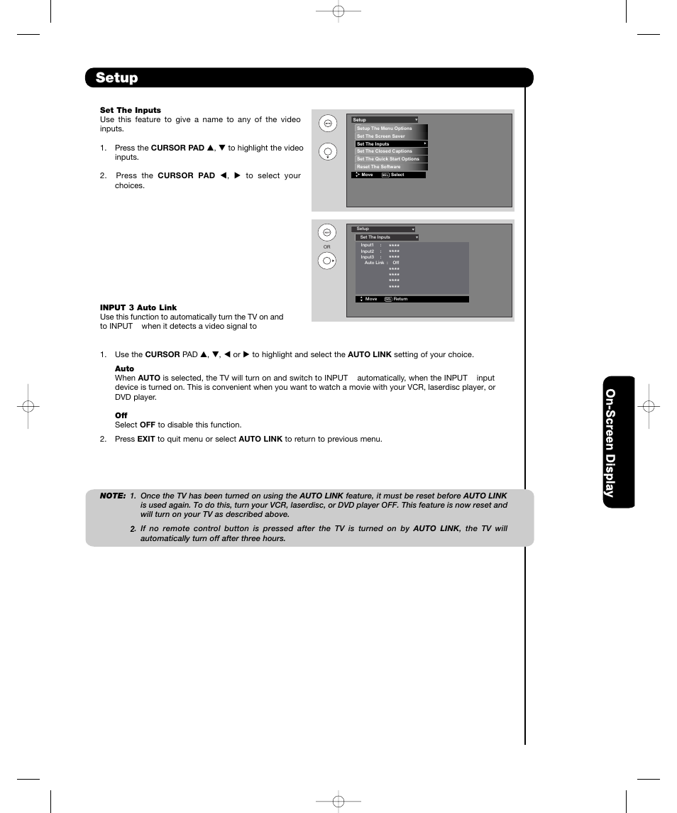 Setup | Hitachi P50T501 User Manual | Page 60 / 159