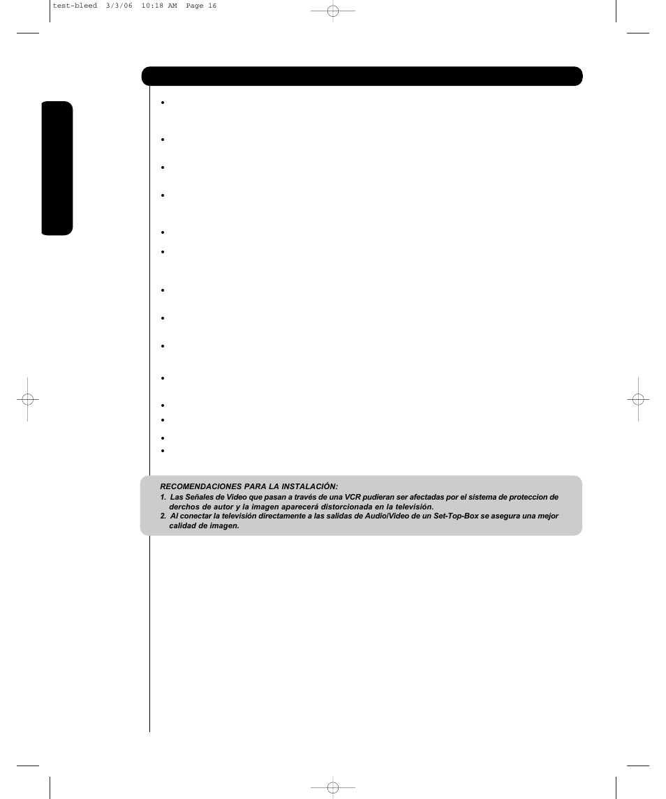 Consejos sobre las conexiones del panel posterior, Uso por primera vez | Hitachi P50T501 User Manual | Page 91 / 159