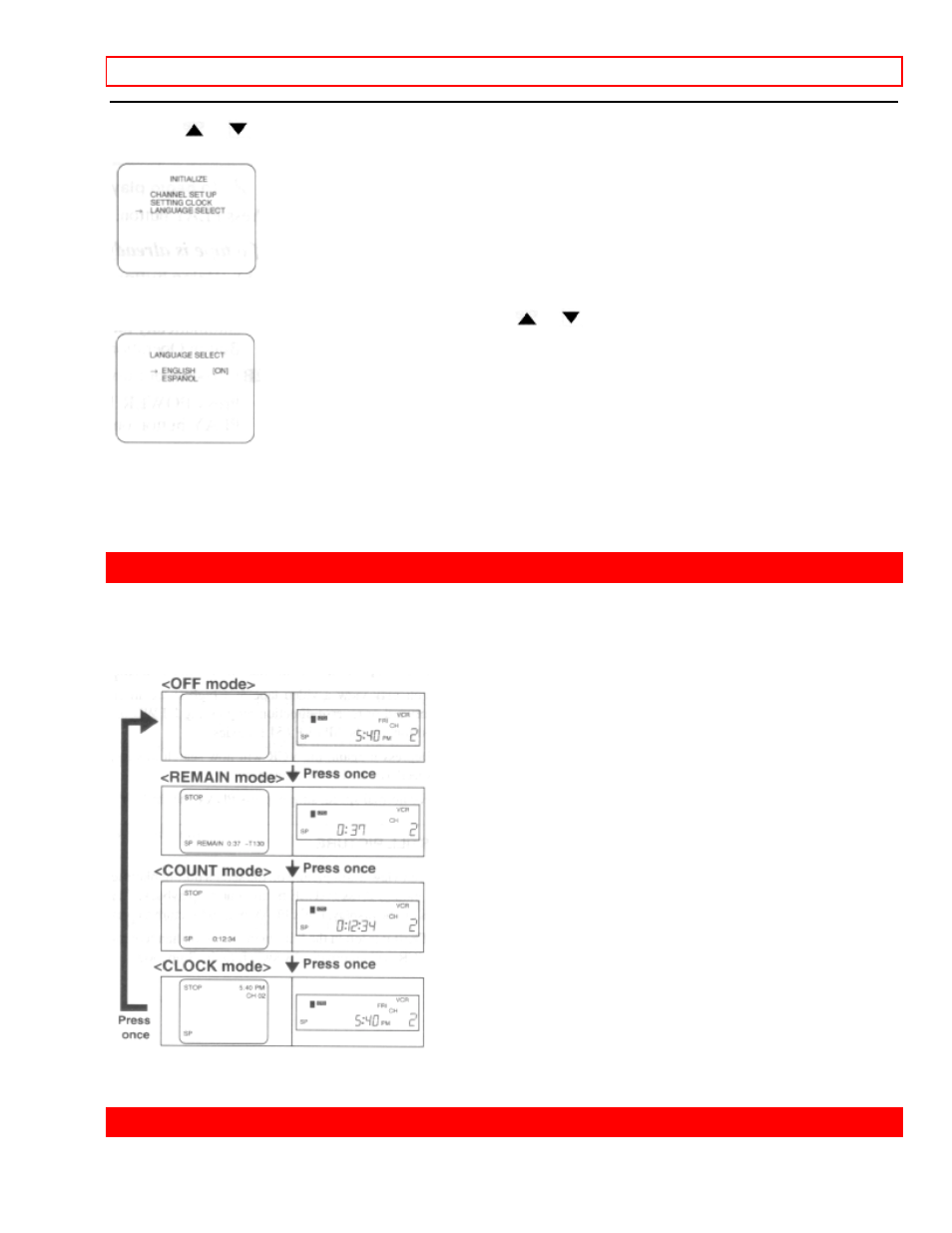 On screen display playback | Hitachi VT-FX600A User Manual | Page 22 / 43