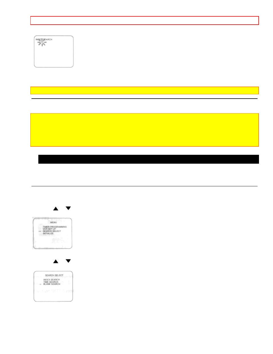 Blank search | Hitachi VT-FX600A User Manual | Page 29 / 43