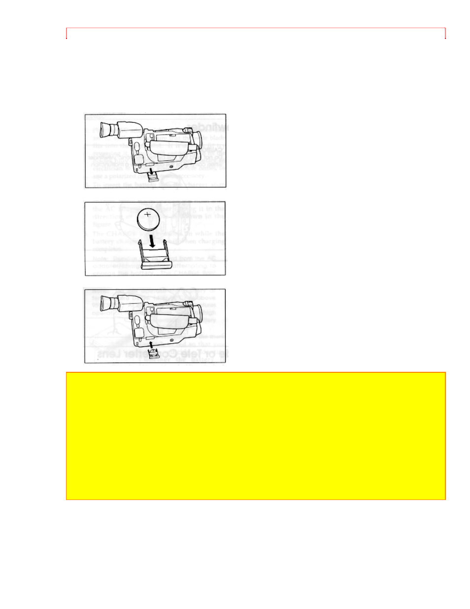 Clock battery remote control batteries | Hitachi VM-E230A User Manual | Page 21 / 62