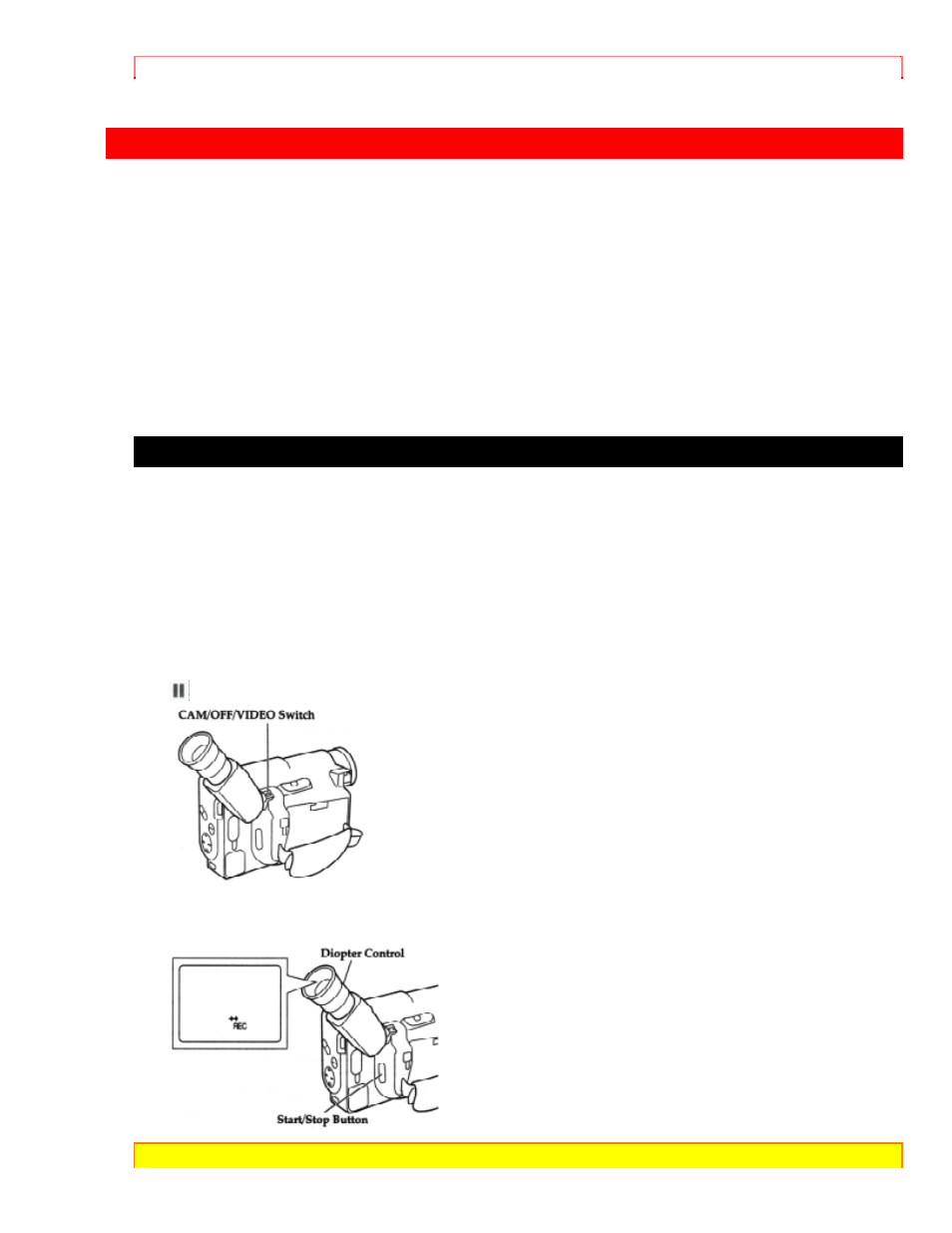 Basic techniques, Making a basic recording | Hitachi VM-E230A User Manual | Page 34 / 62