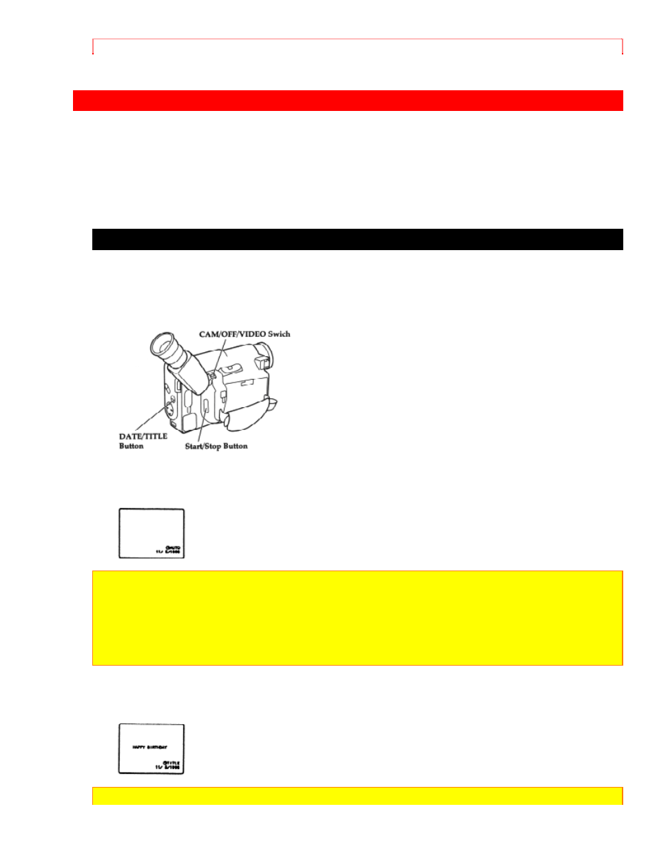 Advanced techniques, Date recording | Hitachi VM-E230A User Manual | Page 39 / 62