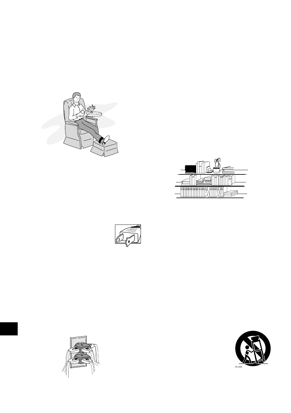 Important safeguards, Installation 1, English | Read and follow instructions, Retain instructions, Heed warnings, Polarized plug, Power sources, Overloading, Power-cord protection | Hitachi DZMV230A User Manual | Page 4 / 114