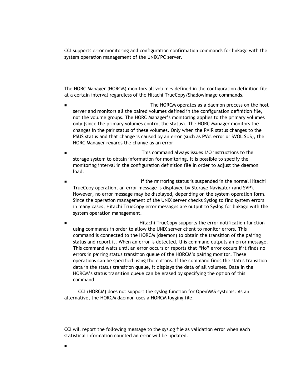 10 error monitoring and configuration confirmation, 1 error monitoring for paired volumes, 2 error monitoring for database validator | Tion 2.10), Ion 2.10.2 | Hitachi TAGMASTORE MK-90RD011-25 User Manual | Page 125 / 388
