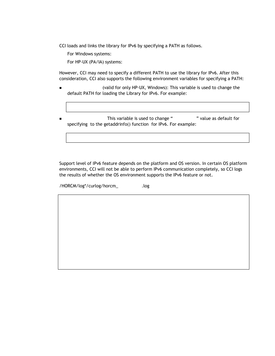 Environment variable, Horcm start-up log | Hitachi TAGMASTORE MK-90RD011-25 User Manual | Page 145 / 388