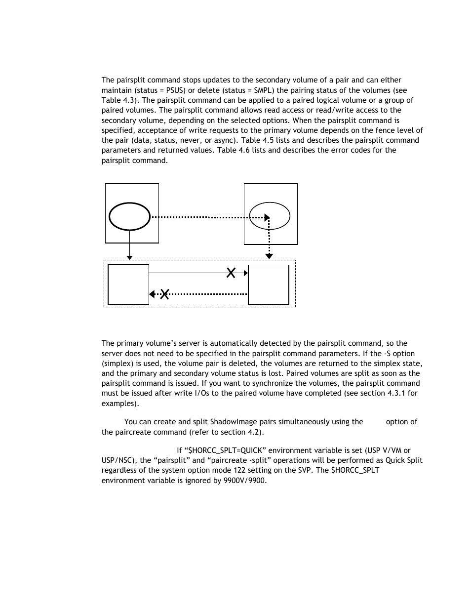 3 splitting and deleting pairs (pairsplit) | Hitachi TAGMASTORE MK-90RD011-25 User Manual | Page 191 / 388
