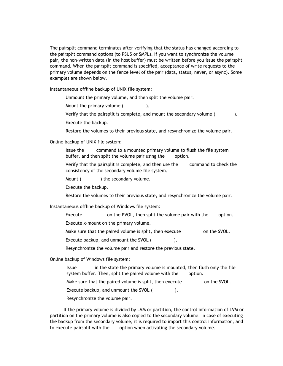 1 timing pairsplit operations, 1 fo | Hitachi TAGMASTORE MK-90RD011-25 User Manual | Page 196 / 388