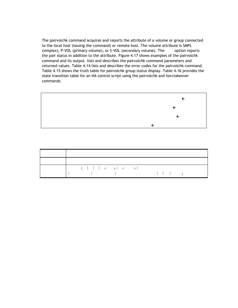 7 checking attribute and status (pairvolchk) | Hitachi TAGMASTORE MK-90RD011-25 User Manual | Page 212 / 388