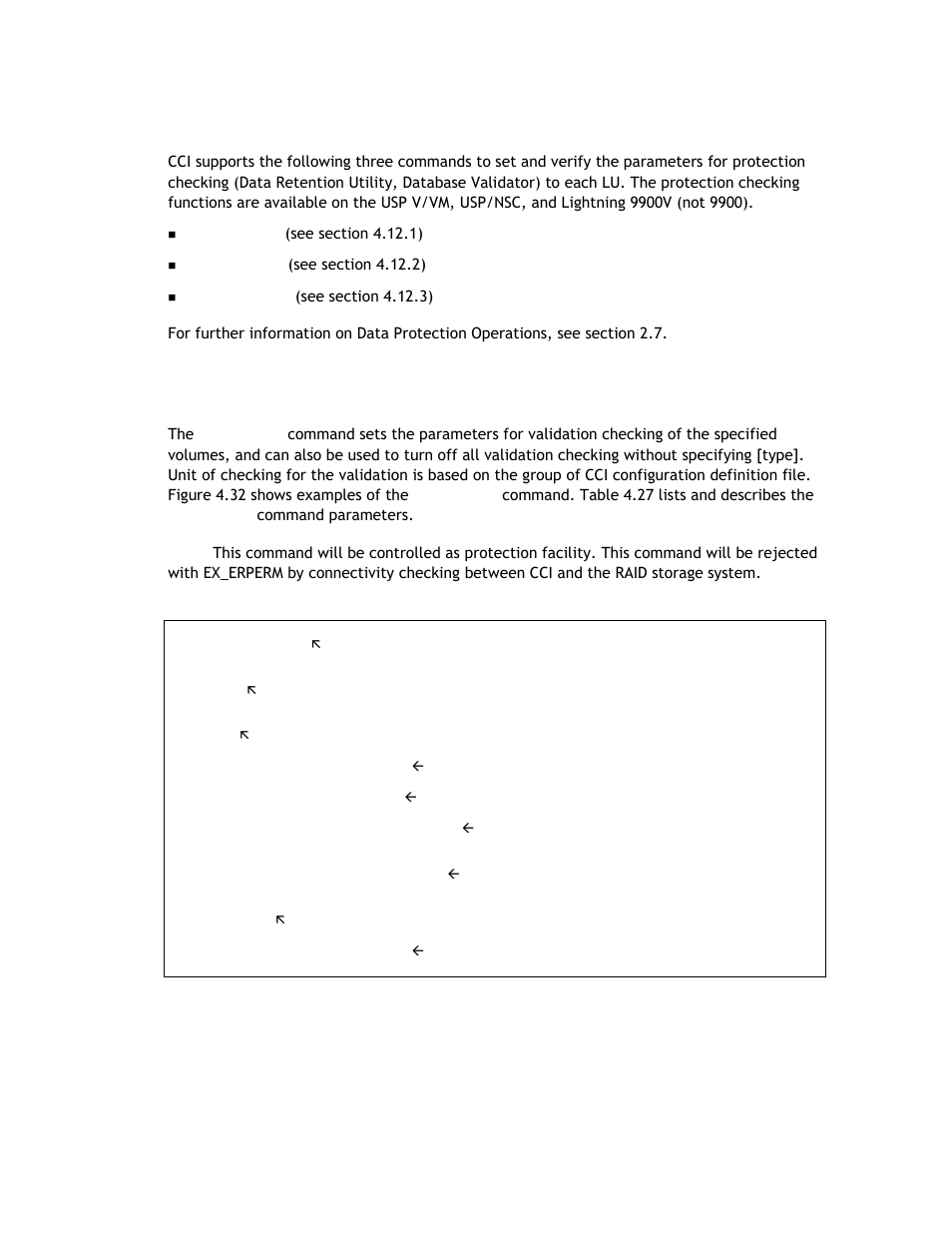 12 performing data protection operations, 1 raidvchkset command, Ction 4.12.1) | Hitachi TAGMASTORE MK-90RD011-25 User Manual | Page 256 / 388