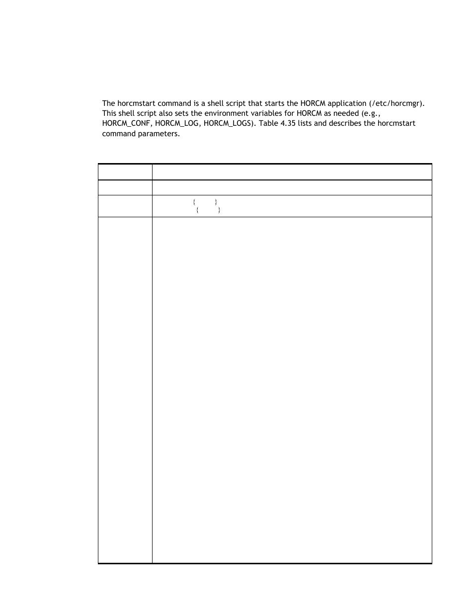 13 controlling cci activity, 1 horcmstart command | Hitachi TAGMASTORE MK-90RD011-25 User Manual | Page 279 / 388